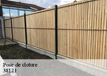 Pose de cloture  38121
