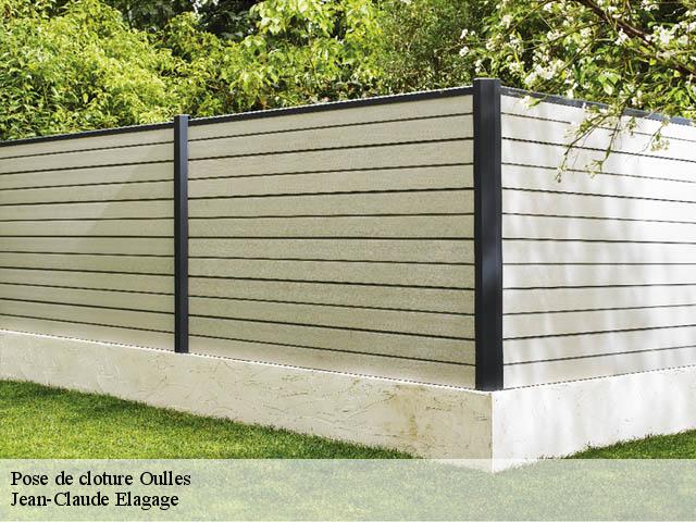 Pose de cloture oulles-38520 Jean-Claude Elagage