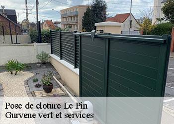 Pose de cloture le-pin-38730 Gurvene vert et services