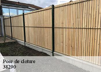 Pose de cloture  38290